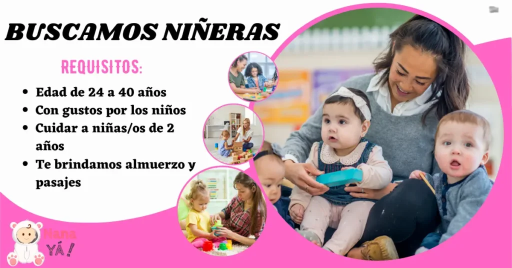 CONVOCATORIA - PERSONAL DE NIÑERAS