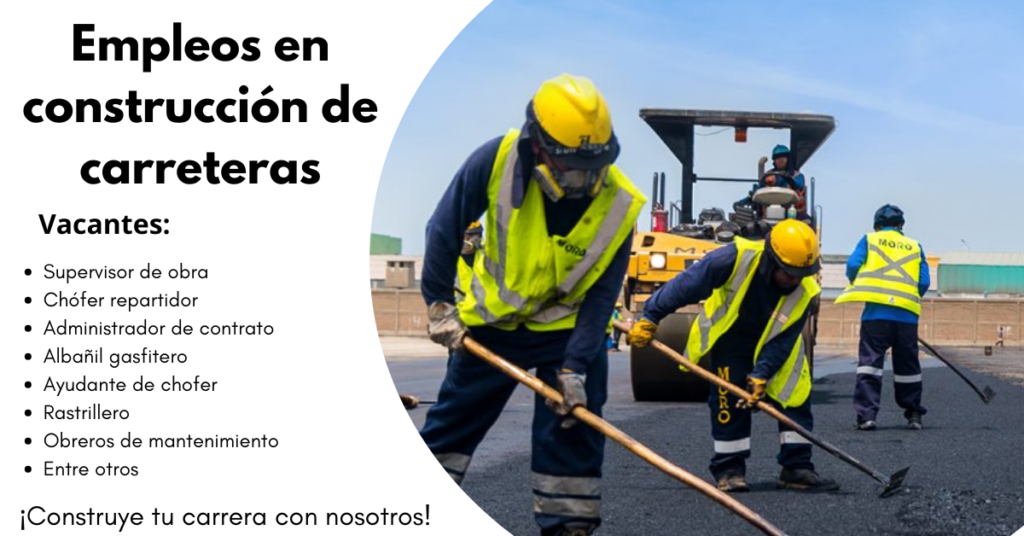 SE BUSCA OBREROS PARA CARRETERAS